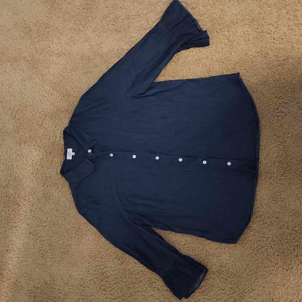 Crown & Ivy Denim Shirt, Size XL